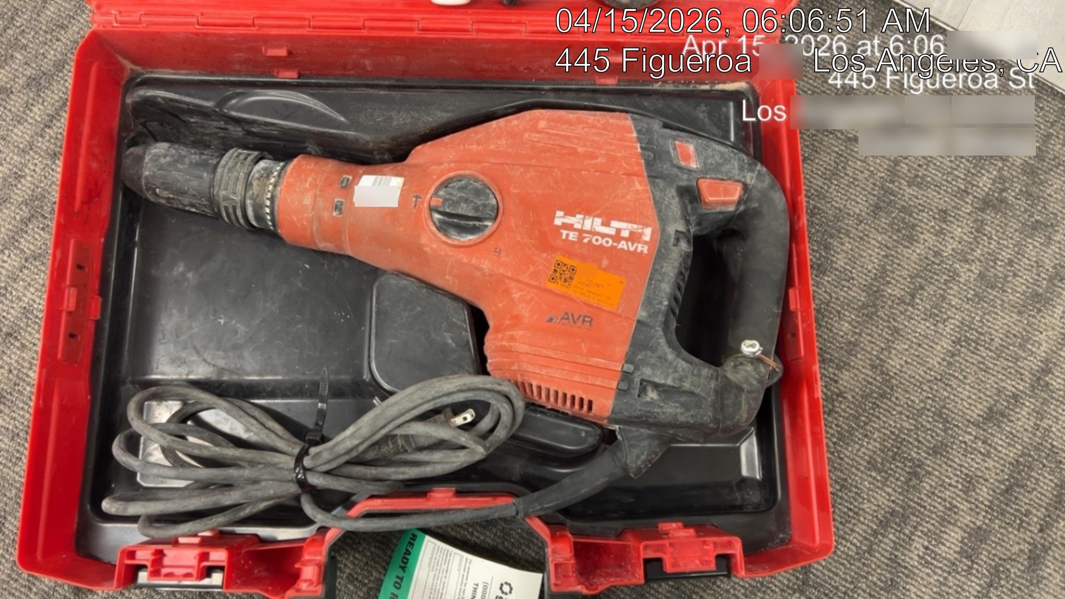 2019 HILTI TE 700-AVR