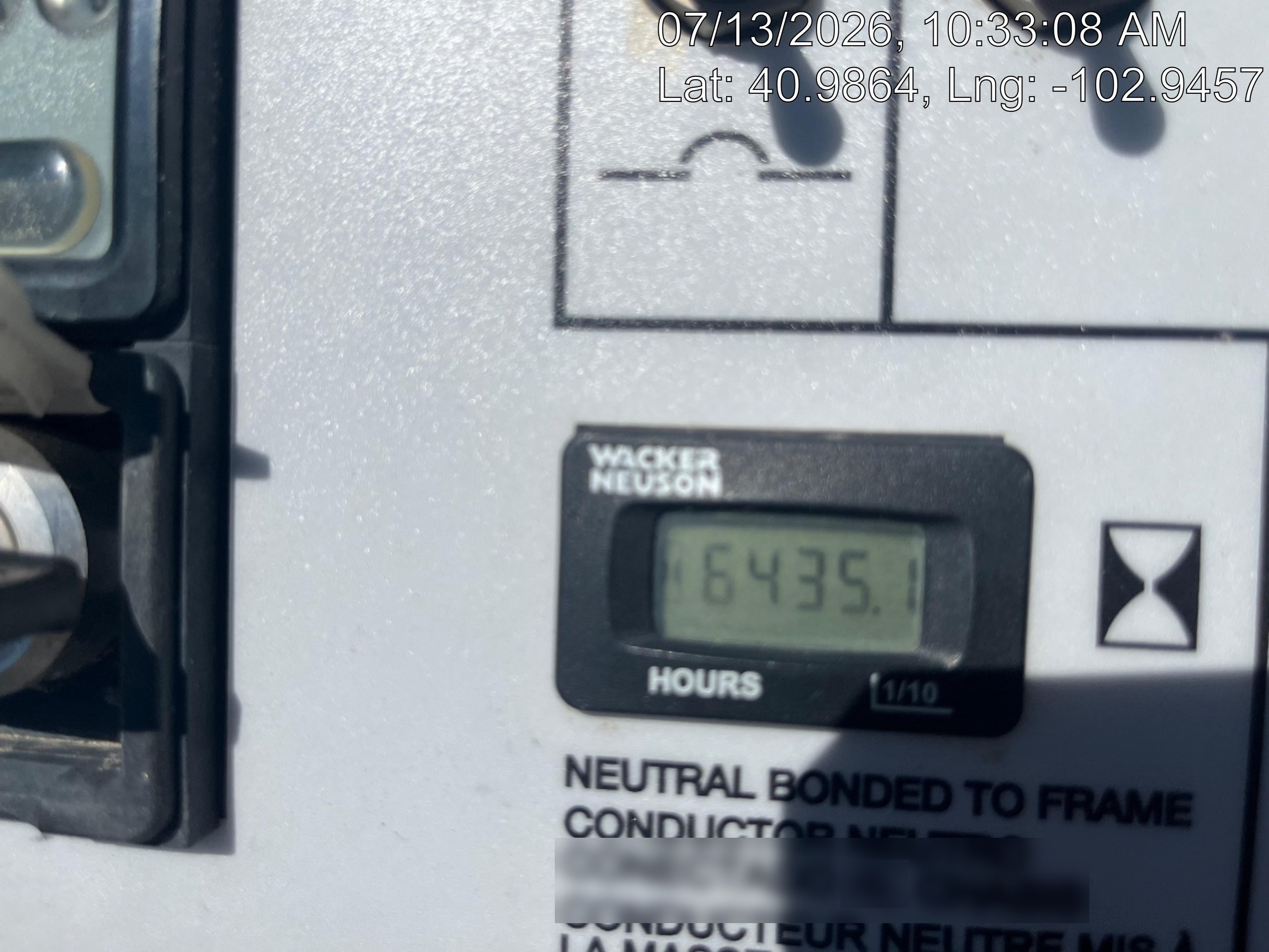 2018 Wacker Neuson LTV6L-MH Wacker Neuson LTV6L Mobile Light Tower w/Fuel Level Sensor Installed