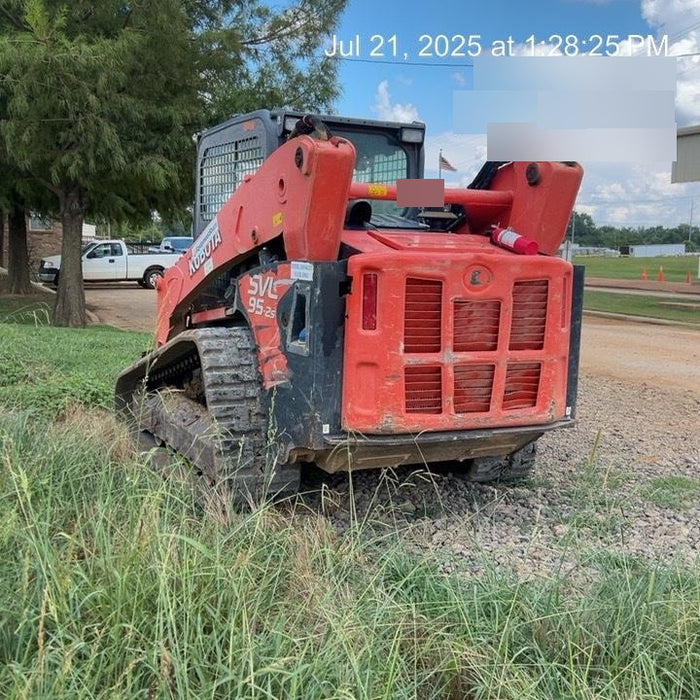 2019 Kubota SVL95-2S Cab/Heat/Air, Standard Tracks, Standard Flow w/Manual QC, 80" HD Tooth Bucket