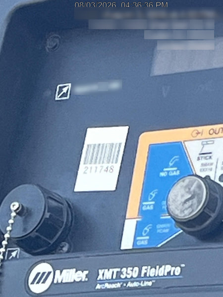 2021 MILLER ELECTRIC XMT 350