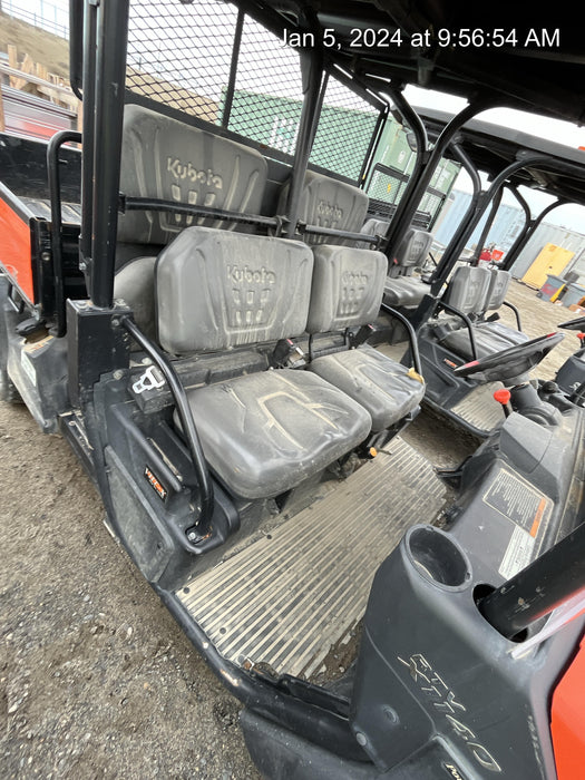 2020 Kubota RTV-X1140W-H 4WD utility cart -LED strobe -Windshield tempered glass -Plastic canopy -Wire harness kit -Backup alarm
