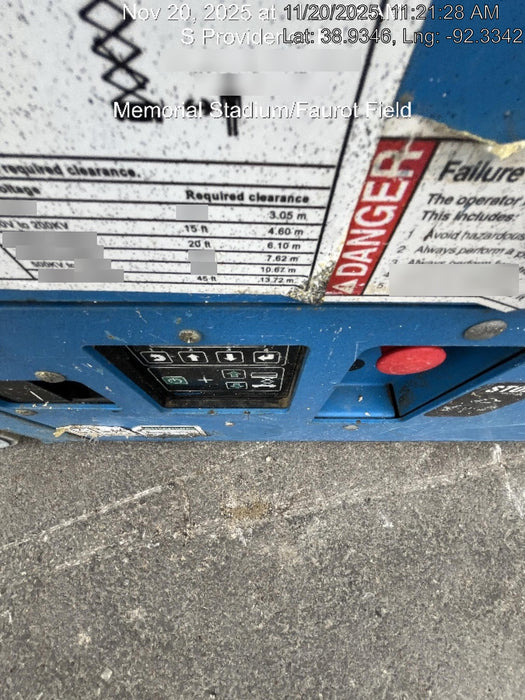 2020 Genie GS-1930 Solid Non Marking Tires, Beacon, Folding rails with half height swing gate