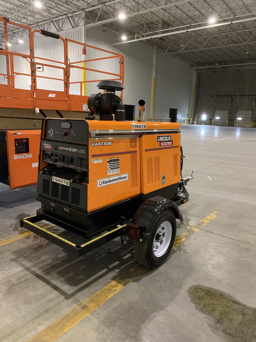 2021 Lincoln Electric Vantage 549X Ready Pak 3, ORANGE (includes trailer, cable rack, fender light kit)