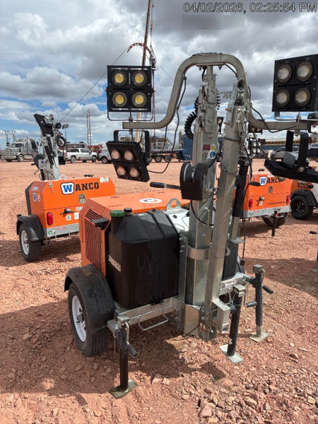 2024 Wanco WLTT-4MM4K Diesel, Deep Sea Controller, Shore Power Plug, Auto Start, (4) 350W LED Floodlights, 4kW Generator, 60 Gal Fuel Tank, 2" Ball, T3