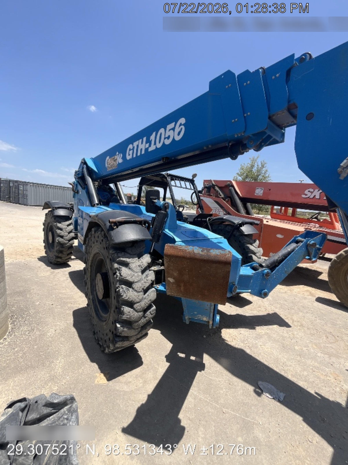 2017 Genie GTH-1056 Genie GTH1056, Solid Tires, 60" carriage, Open ROPS