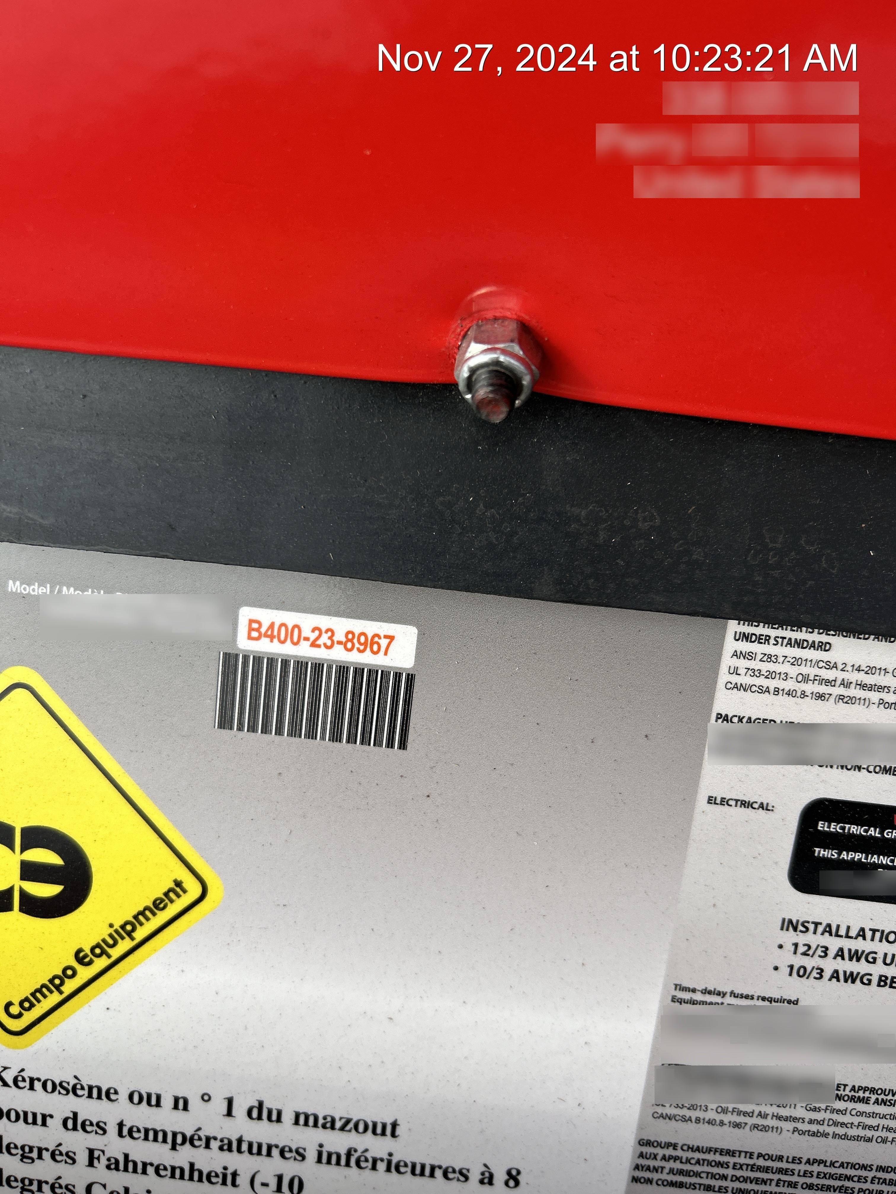 2024 CAMPO EB400D-RE1