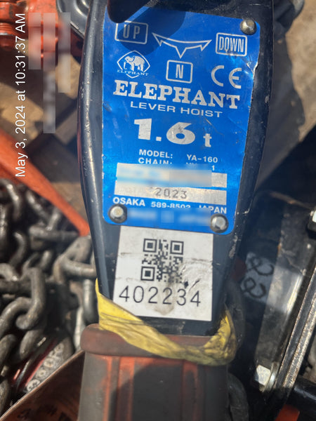 2024 ELEPHANT YA-160-20