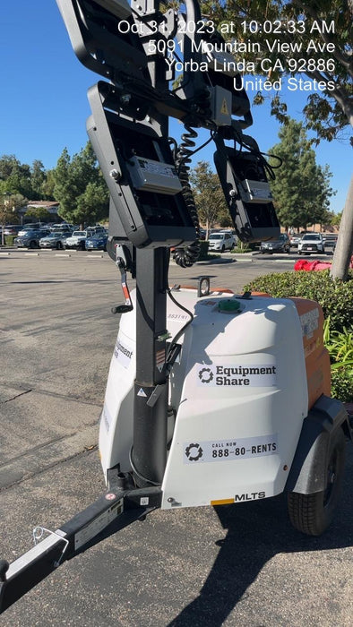 2023 Generac MLT2 Diesel, Flex Switch 120V Input, Powerzone Controller, (4) 320W LED Lights, 4kW Generator, 39.9 Gal Fuel Tank, 2" Ball, T3