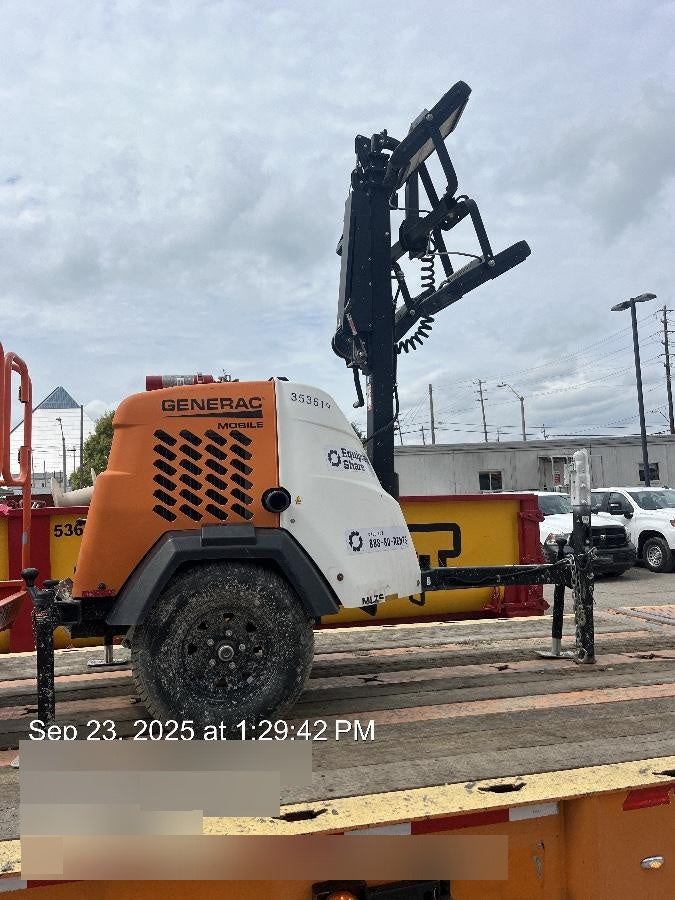 2023 Generac MLT2 Diesel, Flex Switch 120V Input, Powerzone Controller, (4) 320W LED Lights, 4kW Generator, 39.9 Gal Fuel Tank, 2" Ball, T3