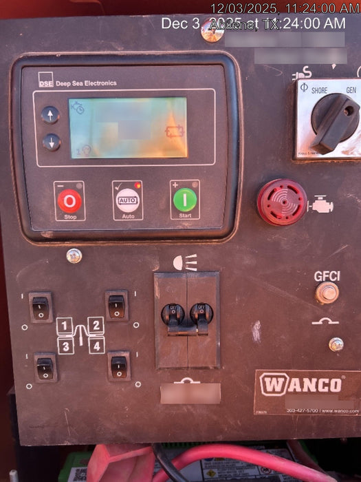 2024 Wanco WLTT-4MM4K Diesel, Deep Sea Controller, Shore Power Plug, Auto Start, (4) 350W LED Floodlights, 4kW Generator, 60 Gal Fuel Tank, 2" Ball, T3