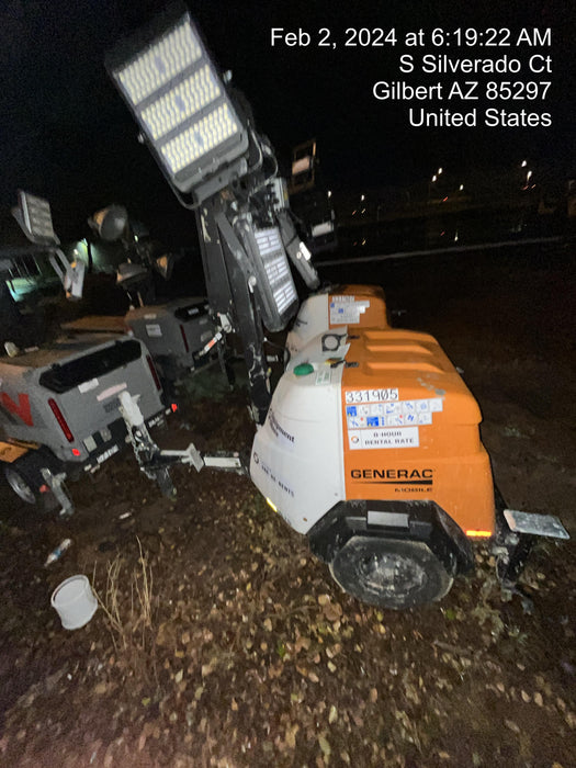 2023 Generac MLT2 Diesel, Flex Switch 120V Input, Powerzone Controller, (4) 320W LED Lights, 4kW Generator, 39.9 Gal Fuel Tank, 2" Ball, T3