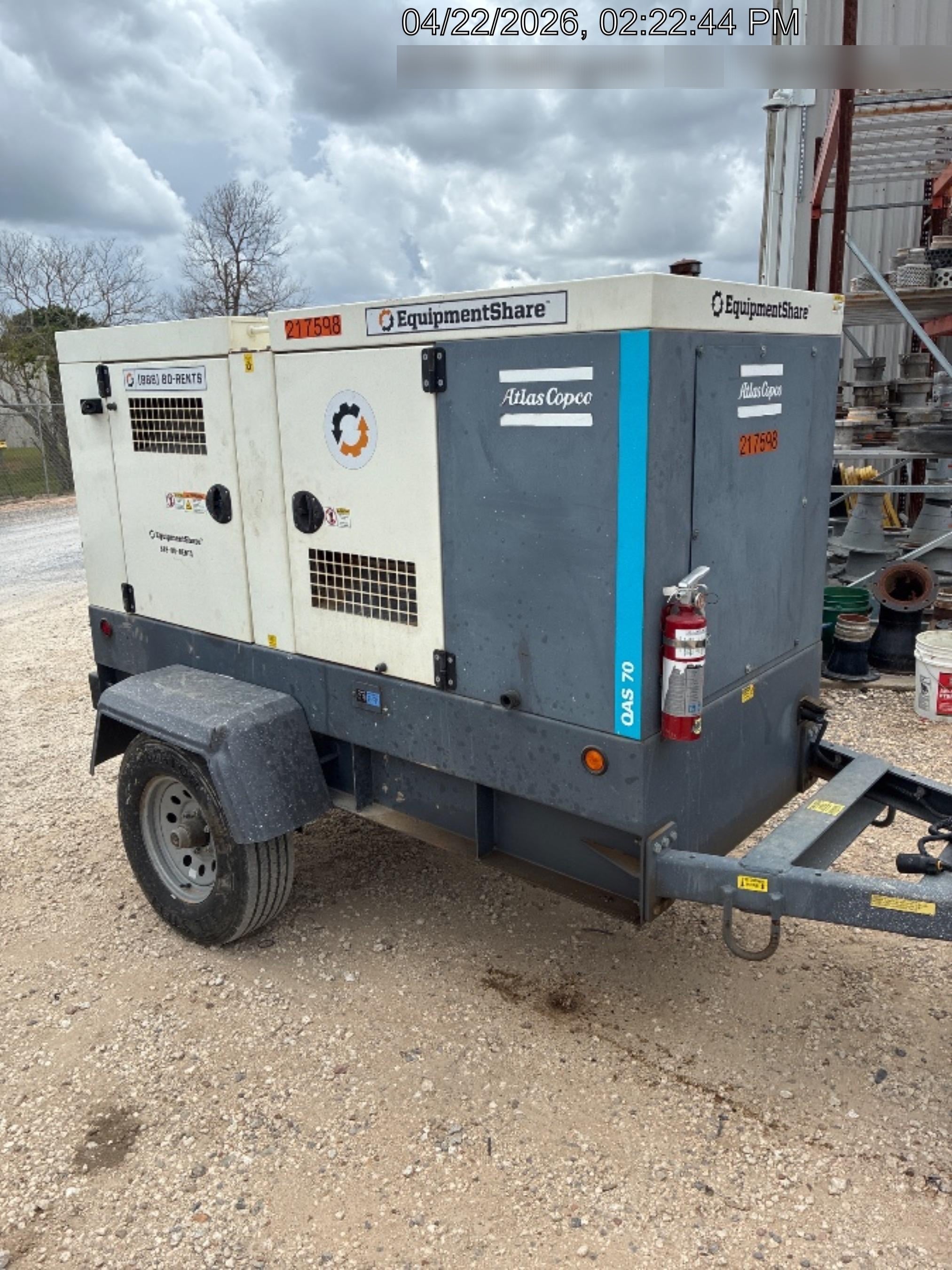 2022 ATLAS COPCO QAS 70