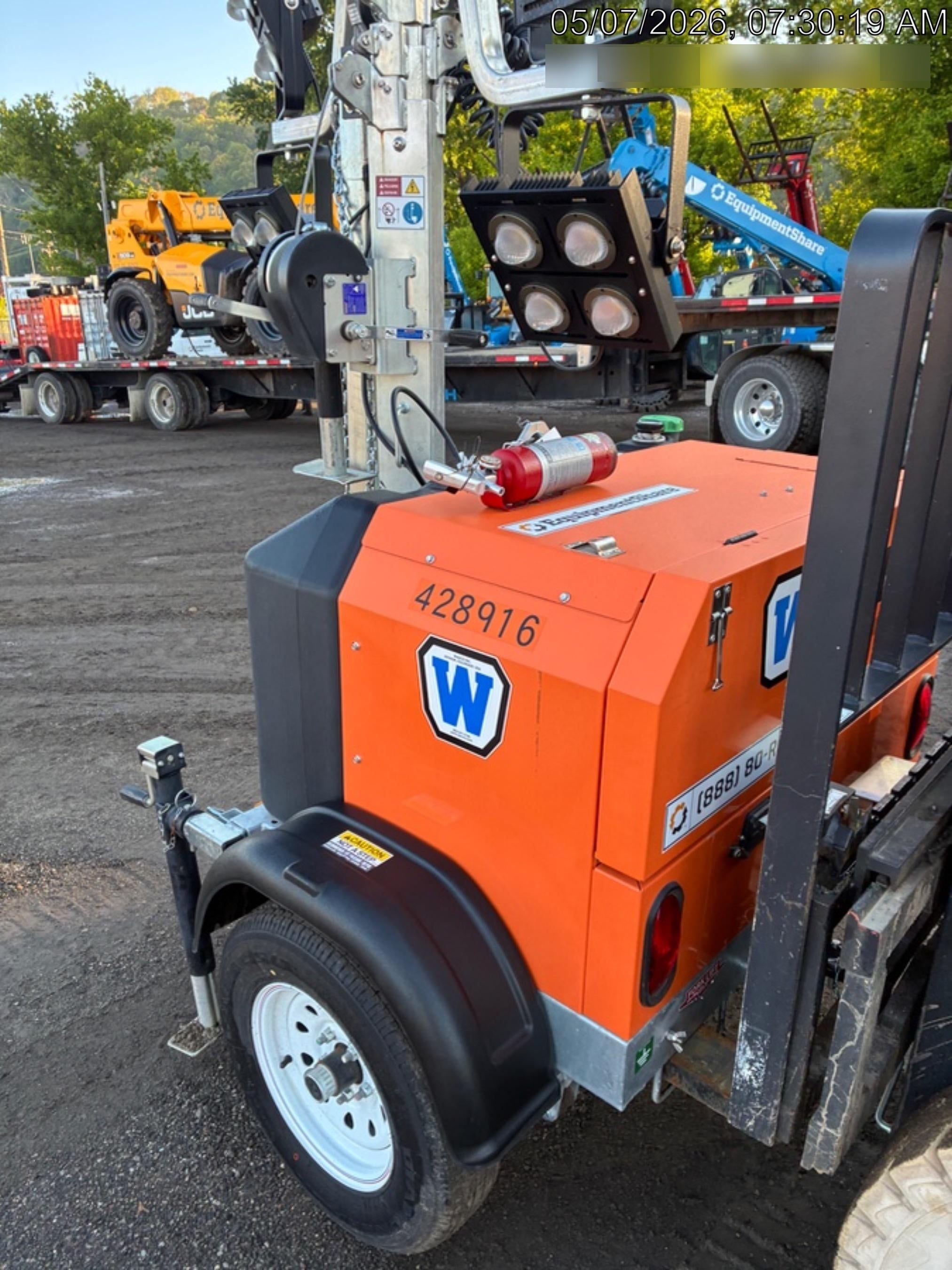 2024 Wanco WLTT-4MM4K Diesel, Deep Sea Controller, Shore Power Plug, Auto Start, (4) 350W LED Floodlights, 4kW Generator, 60 Gal Fuel Tank, 2" Ball, T3