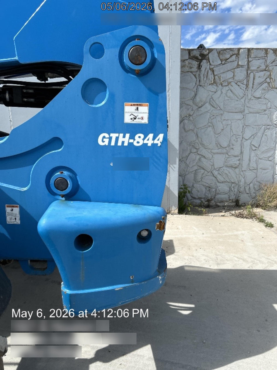 2018 Genie GTH-844 Genie GTH-844 w/Open ROPS, FF Tires, beacon/work lights, 60" carriage/forks