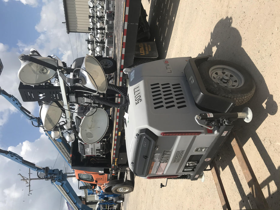 2019 Wacker Neuson LTV6L-MH Mobile Light Tower w/Fuel Level Sensor Installed
