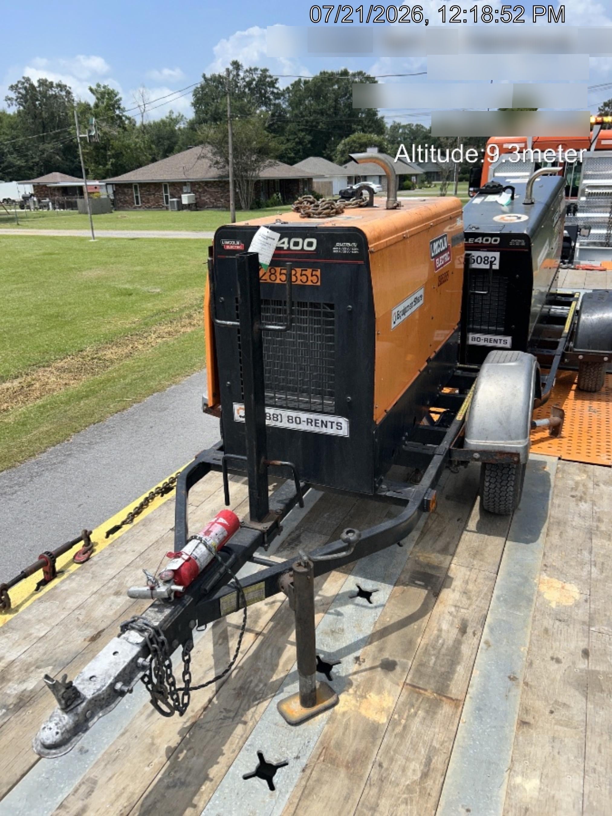 2022 Lincoln Electric LE400 Kubota V1505, Trlr, Cable Rack, Light Kit, ES Decals, T3