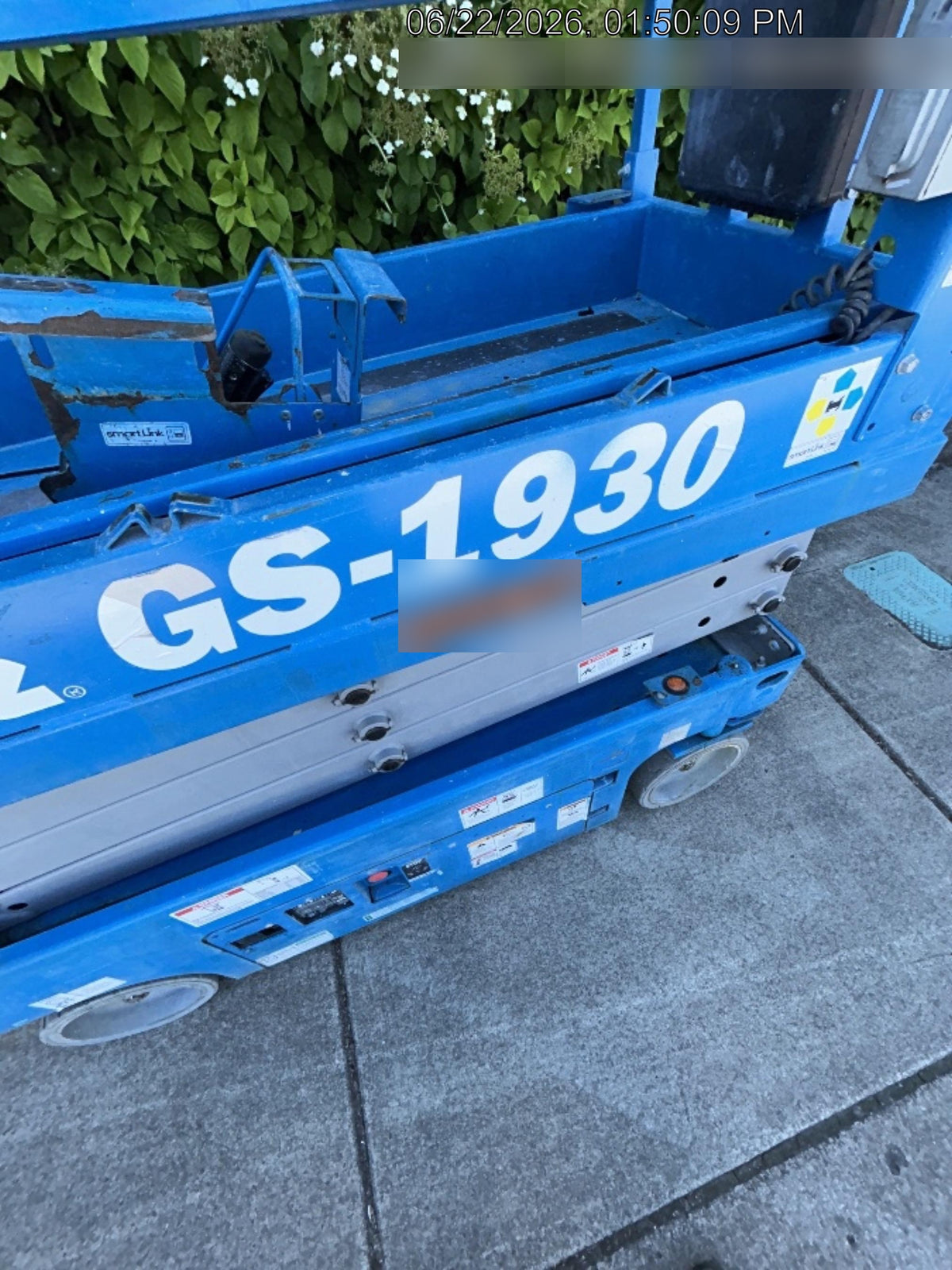 2019 Genie GS-1930 Half Height Swing Gate, 800W Inverter