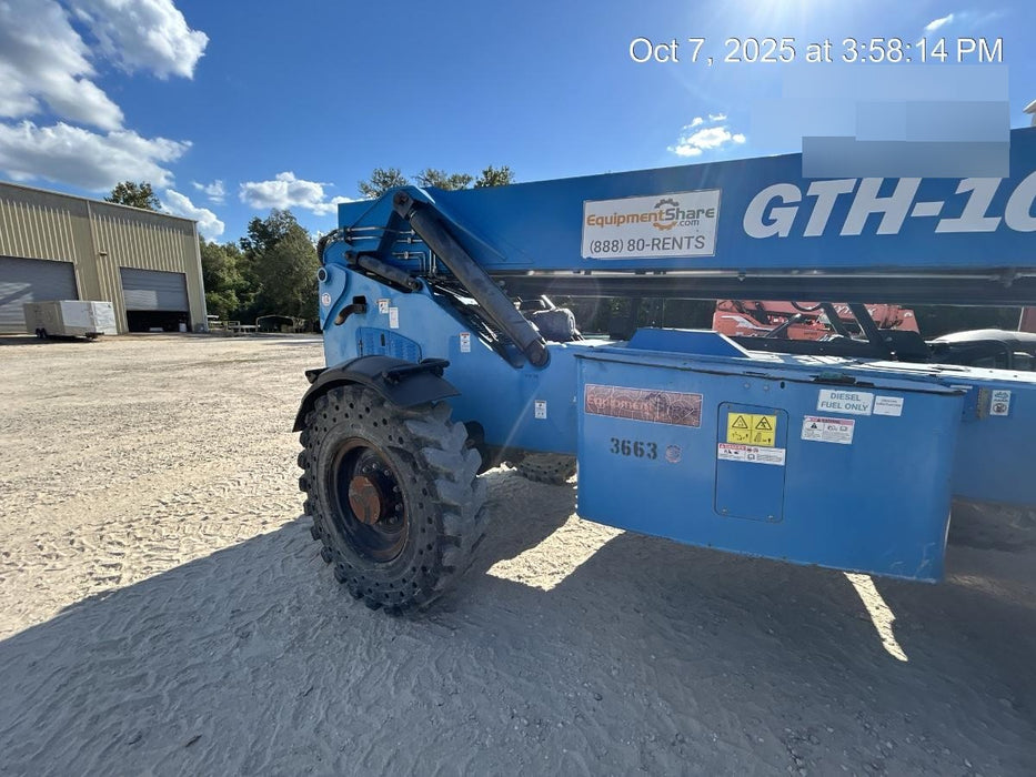 2017 Genie GTH-1056 Genie GTH1056, Solid Tires, 60" carriage, Open ROPS - GTH10E-11935