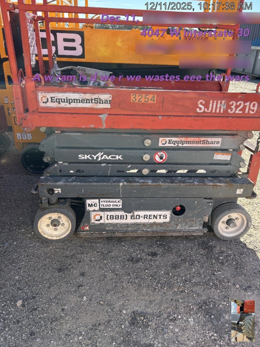 2017 Skyjack SJIII-3219 Skyjack SJ3219 Scissor Lift