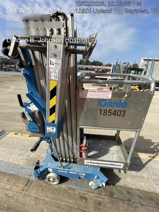 2021 GENIE AWP-30S DC