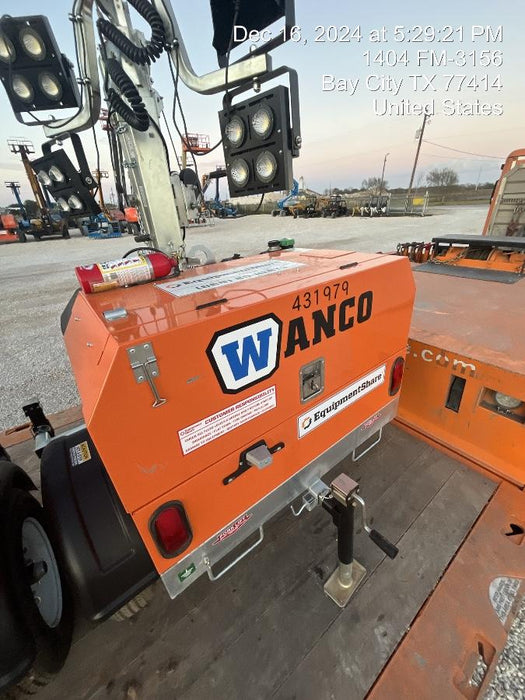 2024 Wanco WLTT-4MM4K Diesel, Deep Sea Controller, Shore Power Plug, Auto Start, (4) 350W LED Floodlights, 4kW Generator, 60 Gal Fuel Tank, 2" Ball, T3