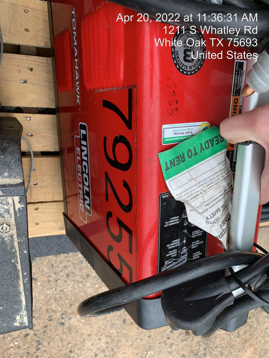 2020 LINCOLN ELECTRIC TOMAHAWK 375 AIR