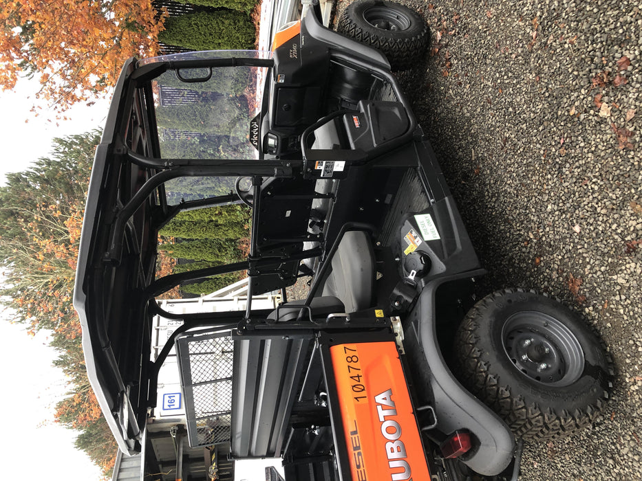 2020 Kubota RTV-X1140W-H 4WD utility cart -LED strobe -Windshield tempered glass -Plastic canopy -Wire harness kit -Backup alarm