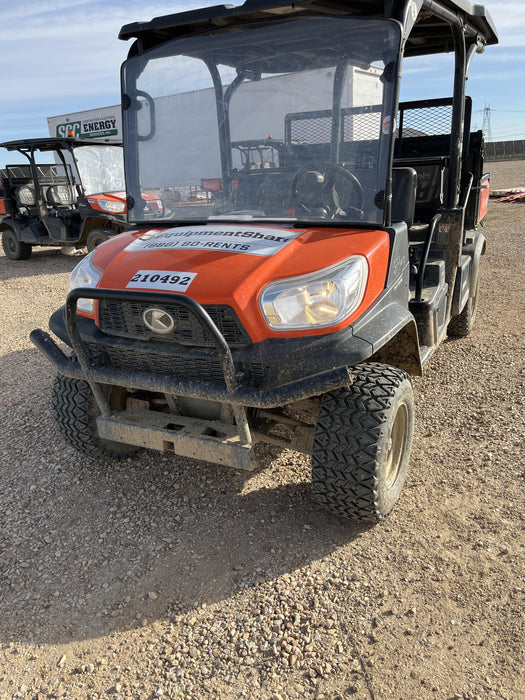 2022 Kubota RTV-X1140W-H Plastic Canopy, Windshield Acrylic Clear, LED Strobe Light, Wire Harness Kit, Back up Alarm