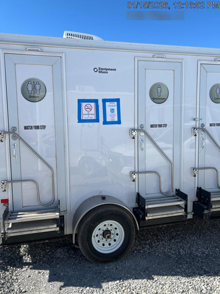 2025 PORTABLE RESTROOM TRAILER RRAV258741