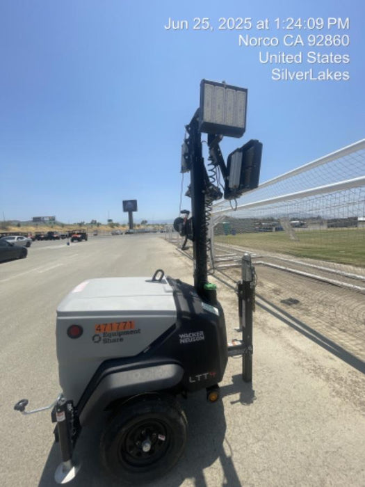 2024 Wacker Neuson LTT4 Diesel, Kohler KDW702, Deep Sea Controller, Auto Start, LED 320W, Bypass Outlet, T3