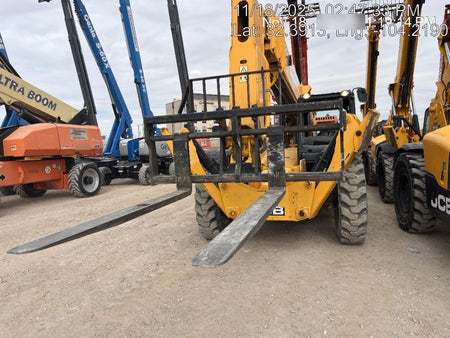 2020 JCB 512-56 Canopy, 74Hp, Solid Tires, Work Lights, Beacon, Aux Hydraulics, Back up Alarm, Lifting Eye, ES Decals