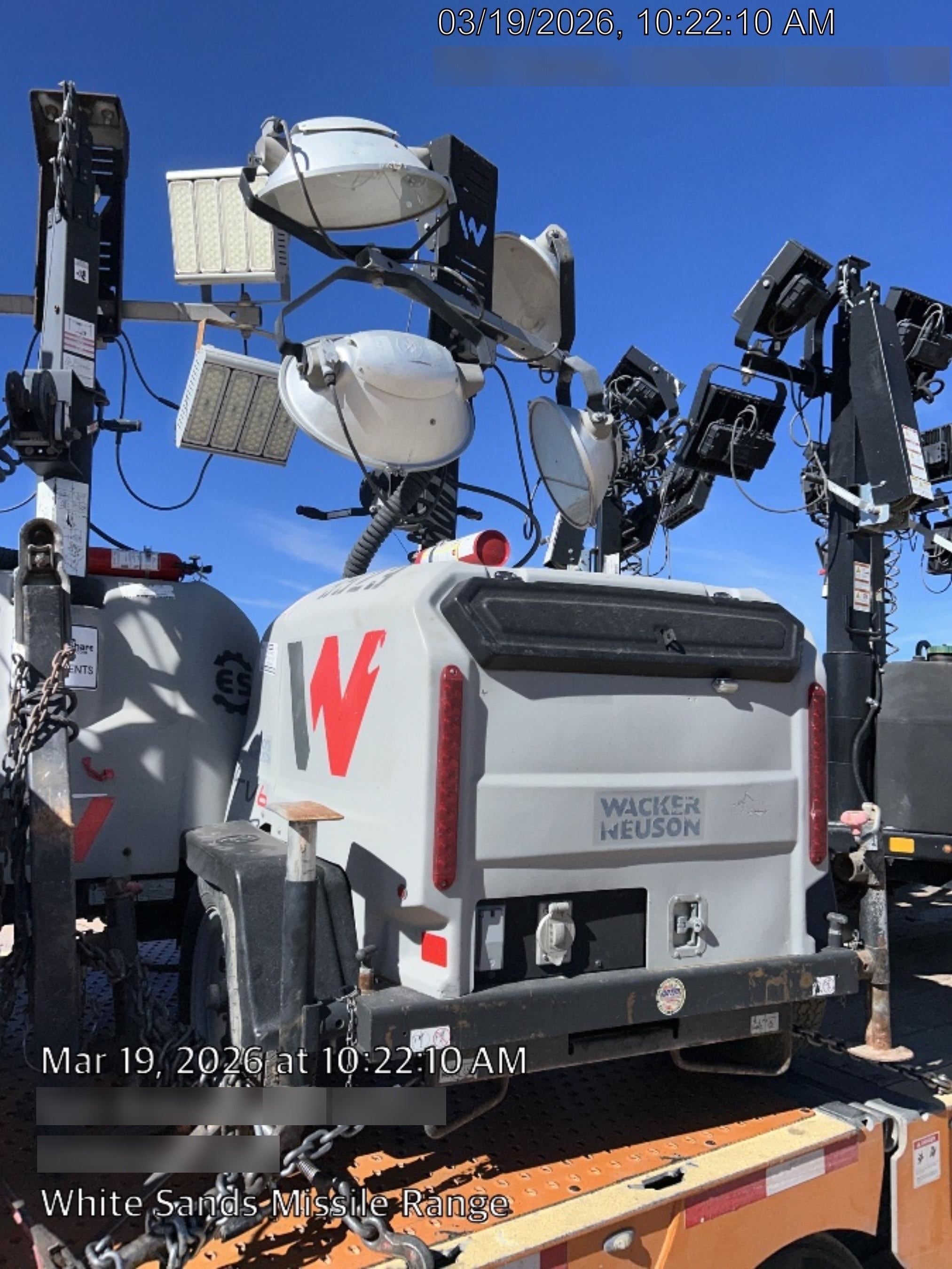 2019 Wacker Neuson LTV6K-MH Power mast, 1100W MH