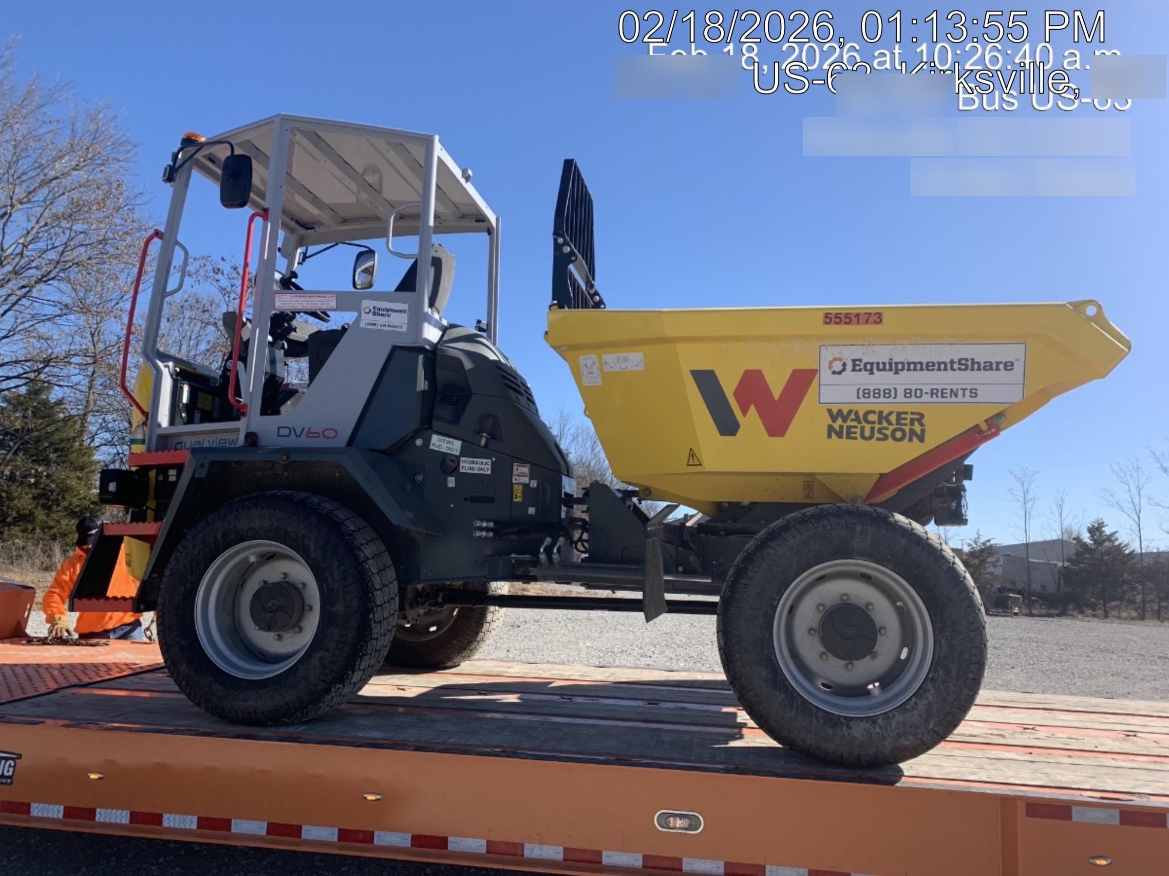 2025 WACKER NEUSON DV603 Canopy Turf Tires