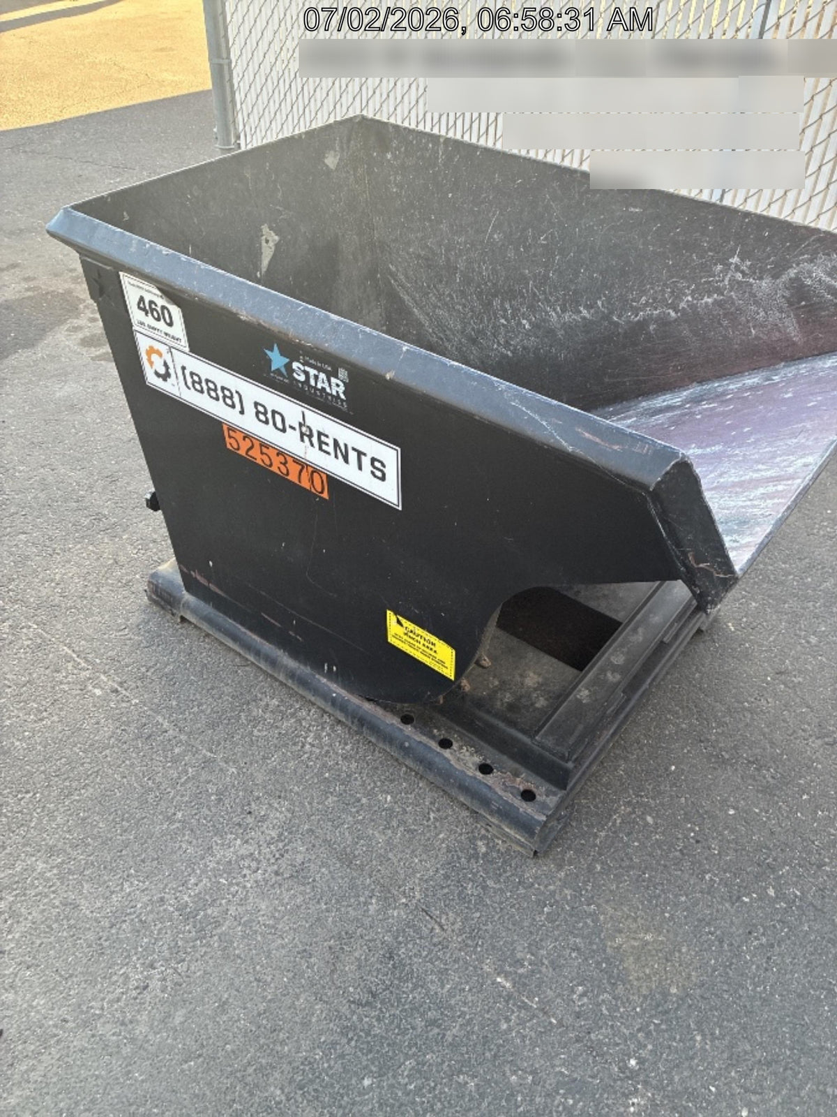 2025 STAR INDUSTRIES 1805N Hopper