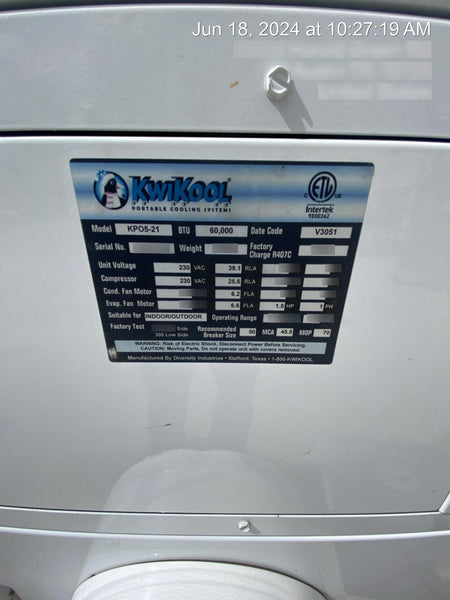 2022 KWIKOOL KPO5-21