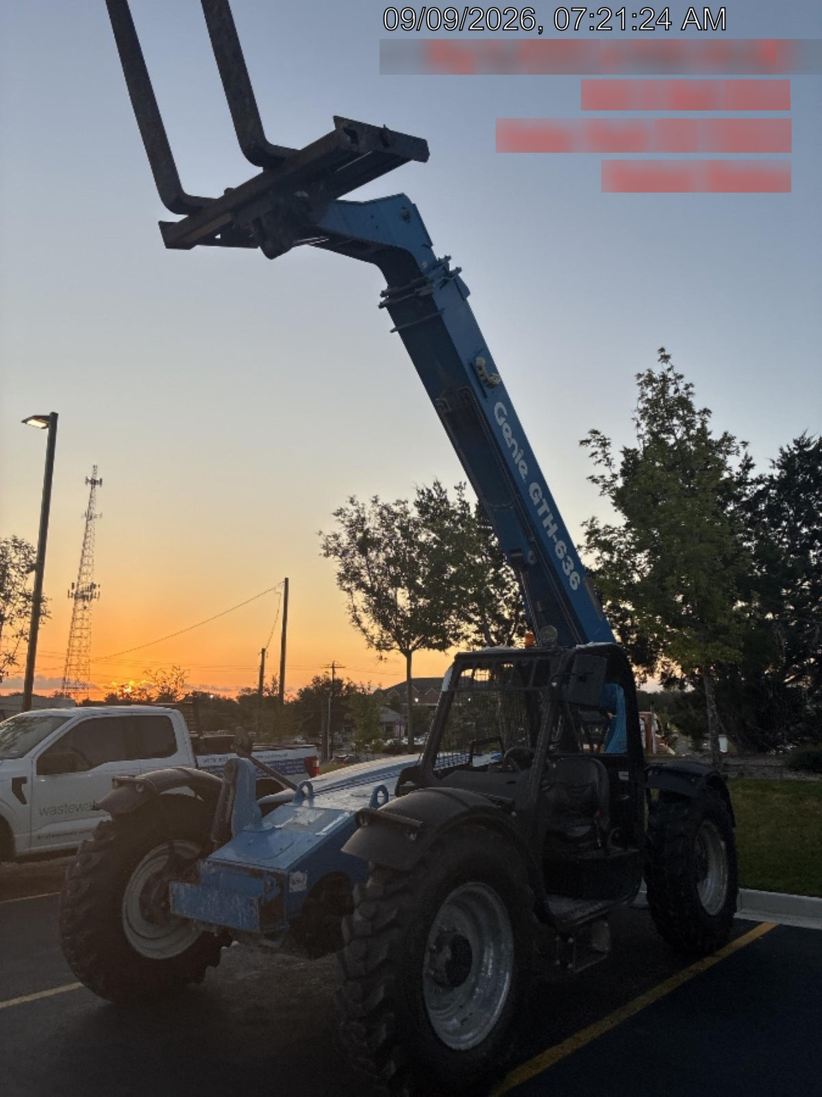 2018 Genie GTH-636 Genie GTH-636 w/Open ROPS, FF Tires, Work Light/Beacon, 48" Carriage and Forks