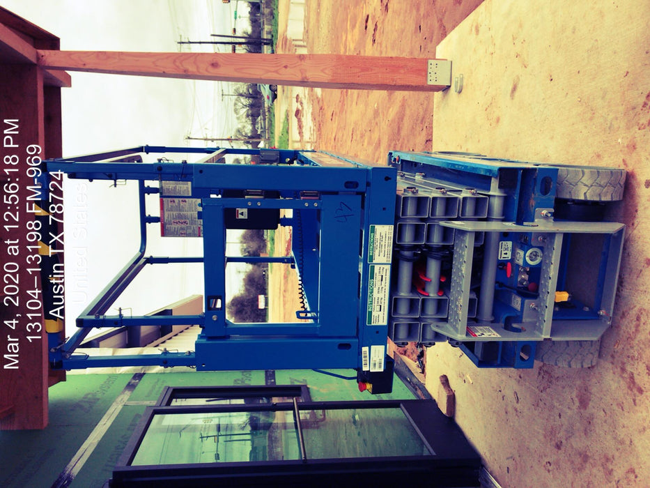 2020 Genie GS-1930 Solid Non Marking Tires, Beacon, Folding rails with half height swing gate