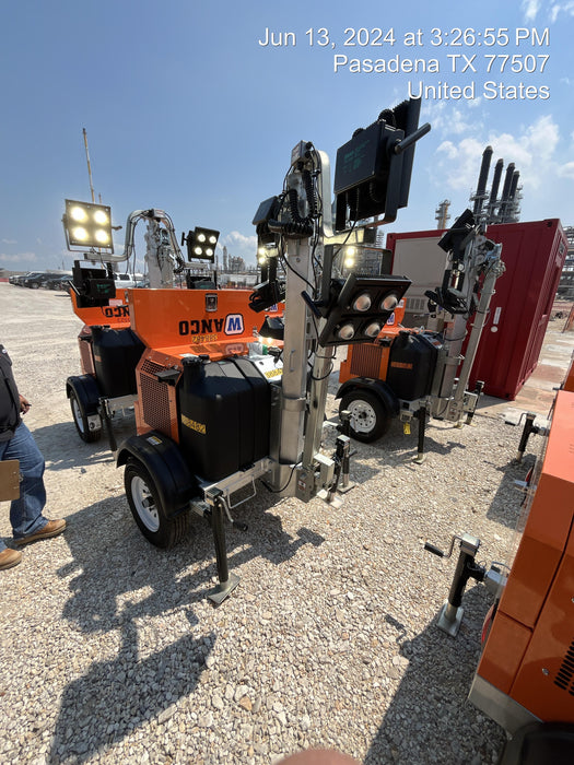 2024 Wanco WLTT-4MM4K Diesel, Deep Sea Controller, Shore Power Plug, Auto Start, (4) 350W LED Floodlights, 4kW Generator, 60 Gal Fuel Tank, 2" Ball, T3