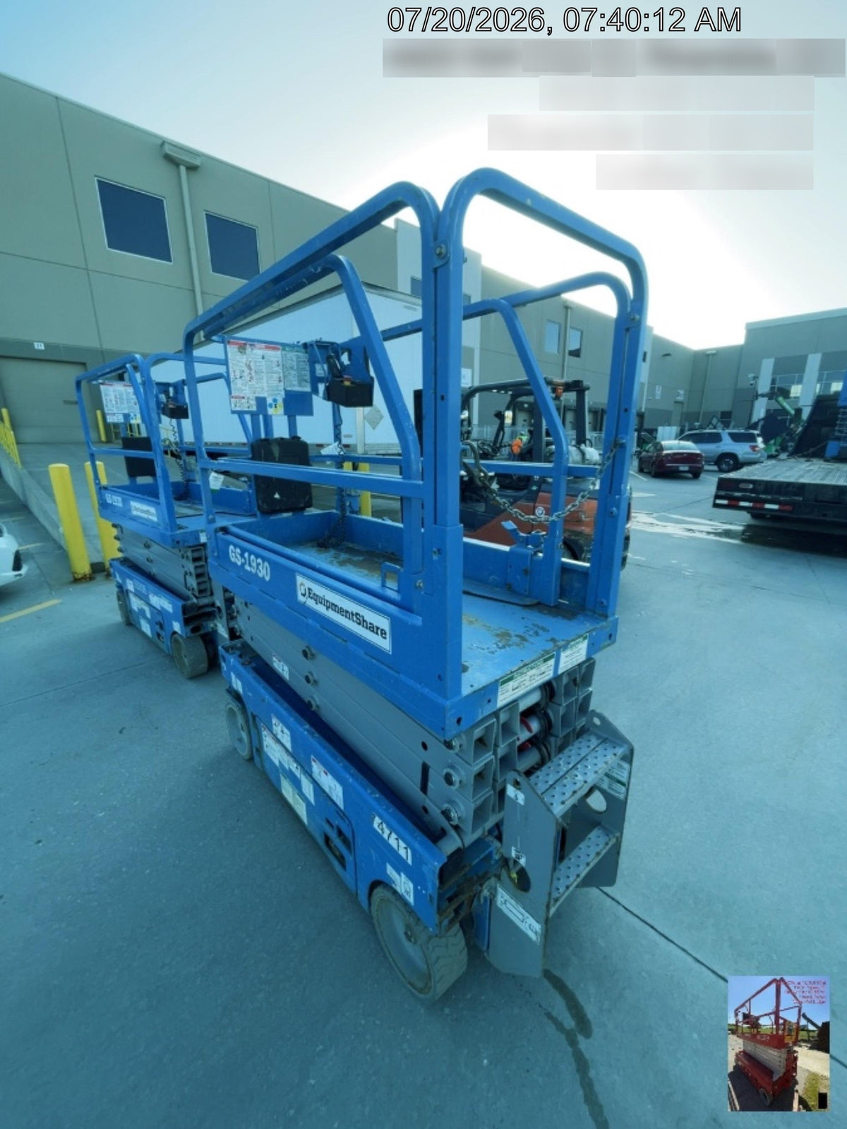 2020 Genie GS-1930 Fixed rails with chain entry gate - Pre A92.20