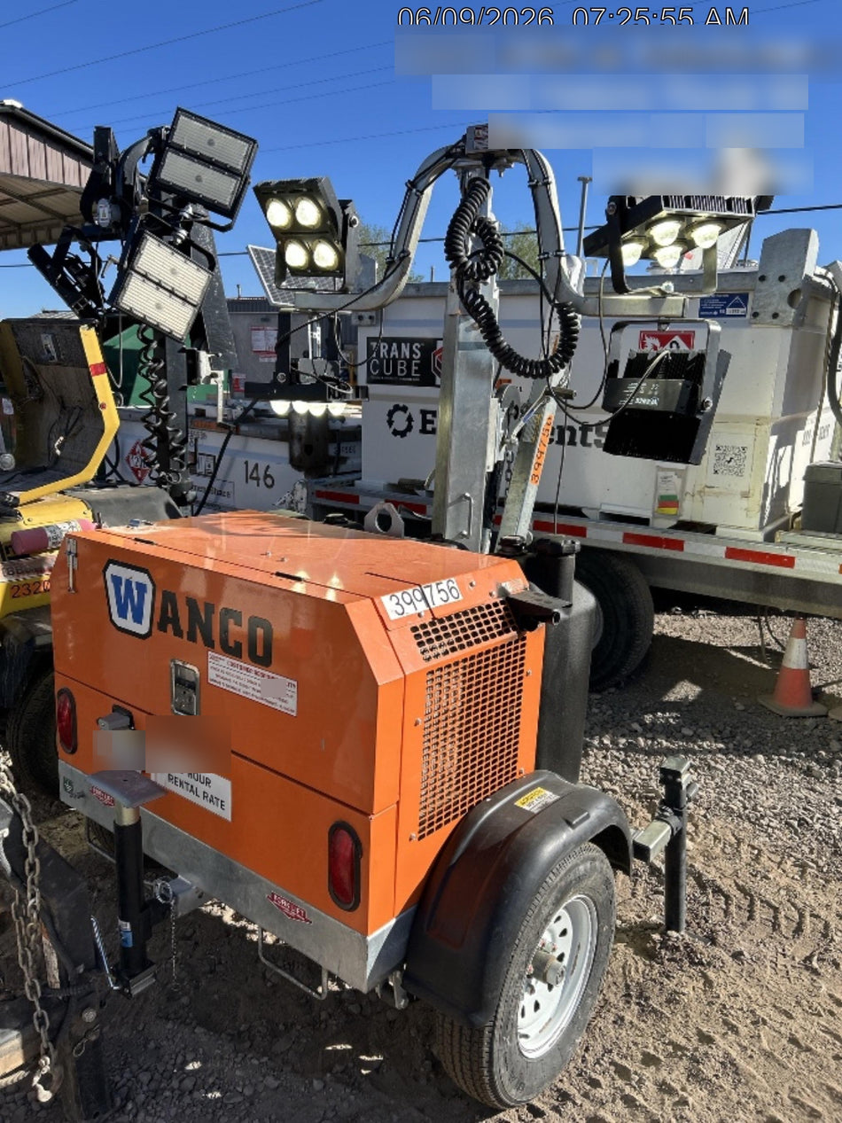 2024 Wanco WLTT-4MM4K Diesel, Deep Sea Controller, Shore Power Plug, Auto Start, (4) 350W LED Floodlights, 4kW Generator, 60 Gal Fuel Tank, 2" Ball, T3
