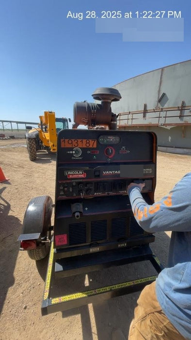 2021 Lincoln Electric Vantage 549X Ready Pak 3, ORANGE (includes trailer, cable rack, fender light kit)