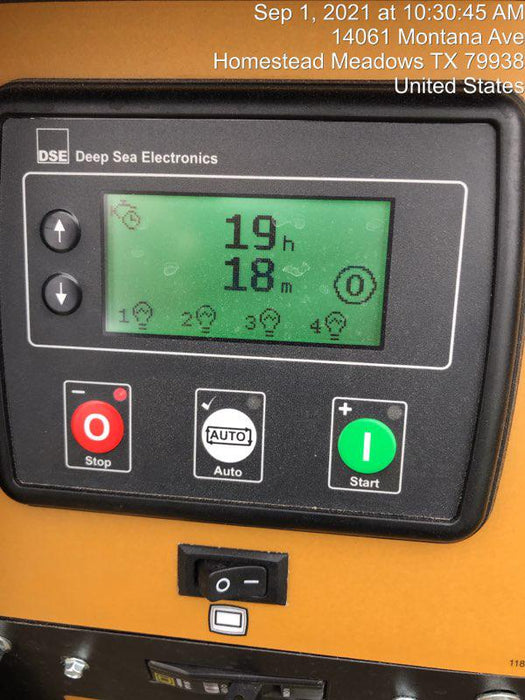 2021 Allmand NLV3GR (4) LED Light Fixture 350W, 23' Vertical Mast, 3kW Prime, Towable, Deep Sea L401, Leveling Jacks, Yanmar T4F 5.8hp