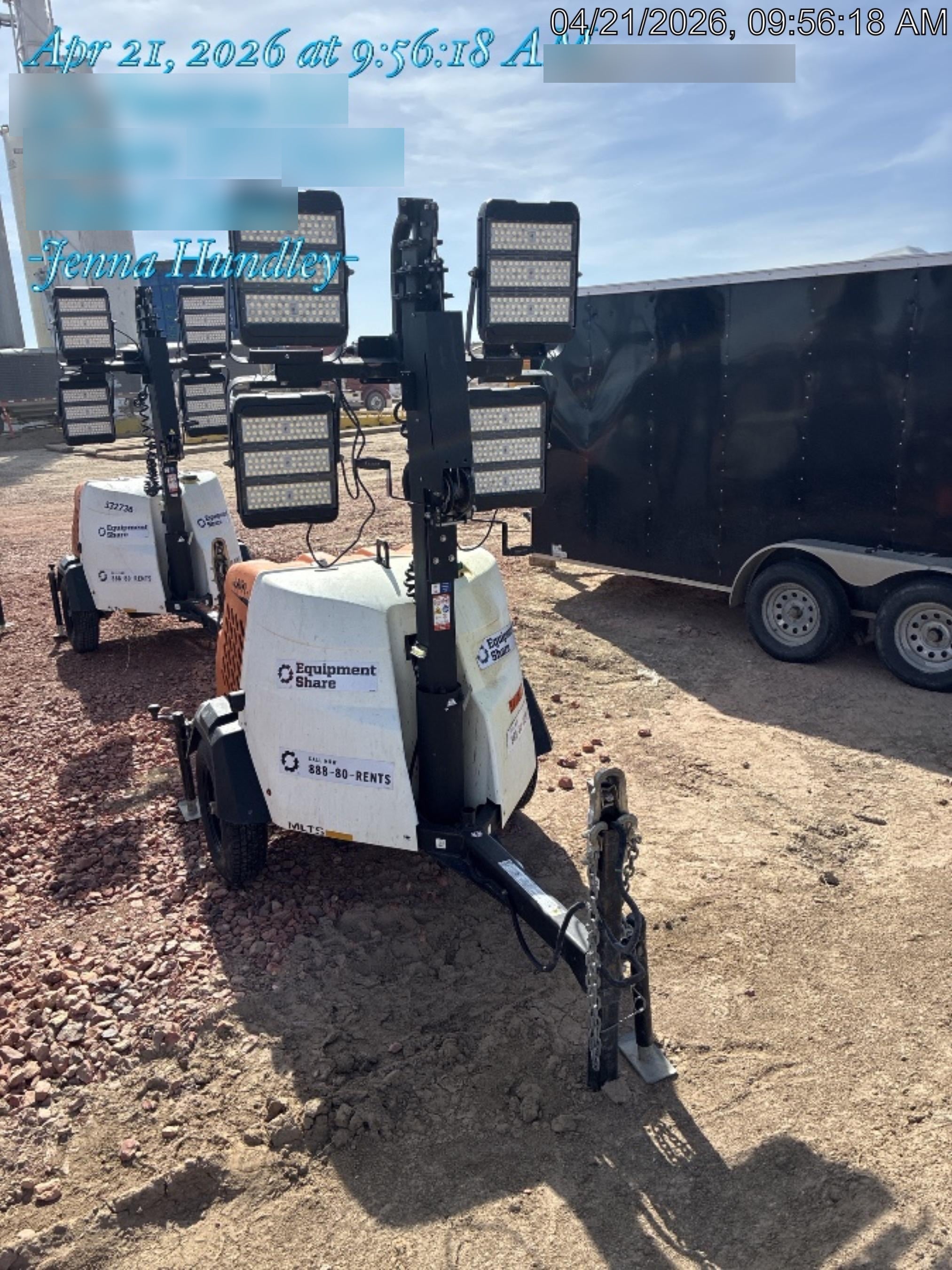 2023 Generac MLT2 Diesel, Flex Switch 120V Input, Powerzone Controller, 
(4) 320W LED Lights, 4kW Generator, 39.9 Gal Fuel Tank, 2" Ball, T3
