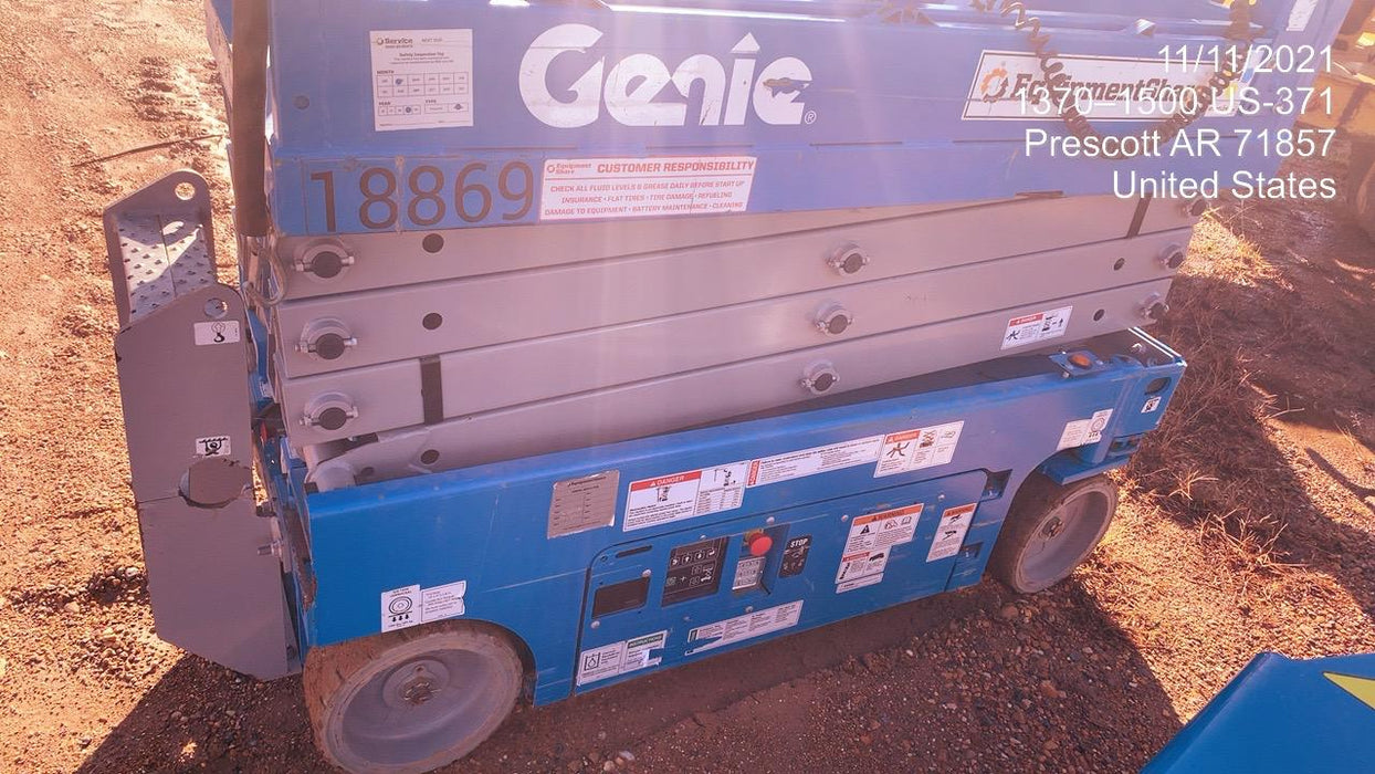 2018 Genie GS-1930 Genie GS-1930 Scissor Lift w/Standard Options