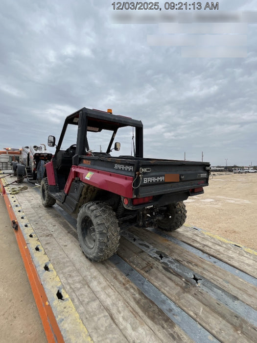 2021 Yanmar YU1000 Canopy, Steel Wheel, Poly WindShield, Beacon, Backup Alarm