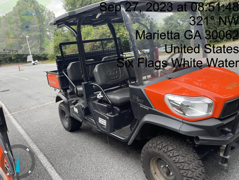 2022 Kubota RTV-X1140W-H Plastic Canopy, Windshield Acrylic Clear, LED Strobe Light, Wire Harness Kit, Back up Alarm