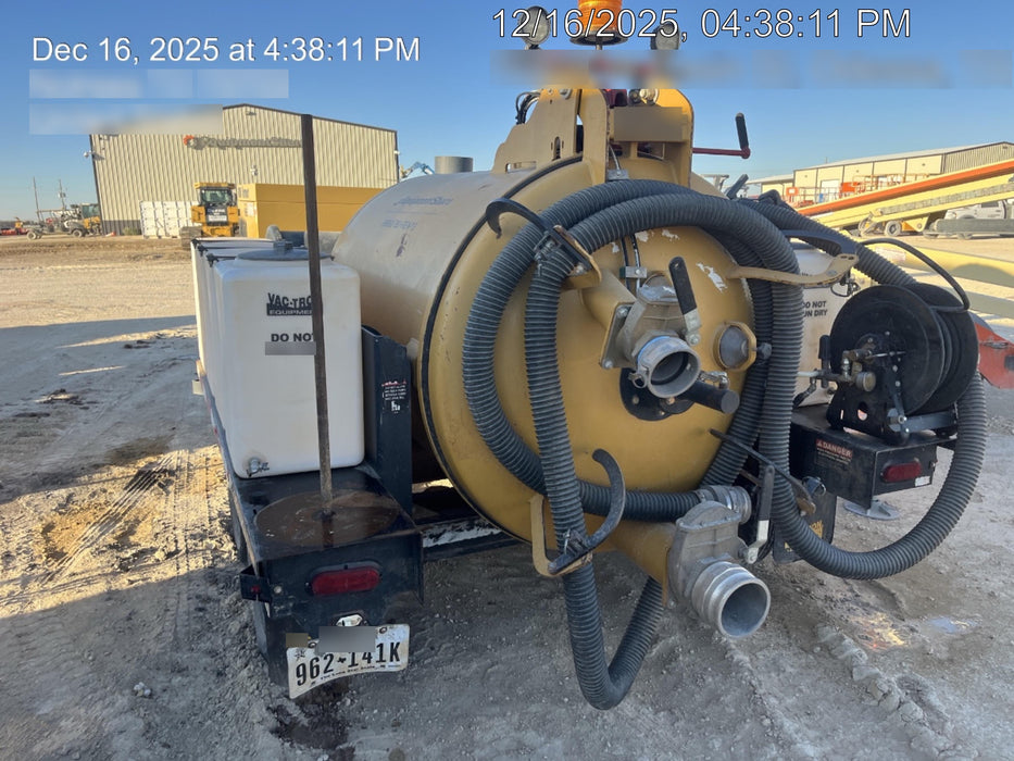 2019 Vac-Tron LP573XDT 24Hp Kohler Diesel, 500 Gal Debris Tank, 500 CFM Vacuum Pump, x2 100 Gal Water Tanks