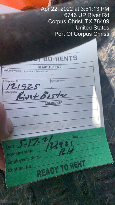 2020 MICHIGAN PNEUMATIC MP-133-ORANGE-NEP