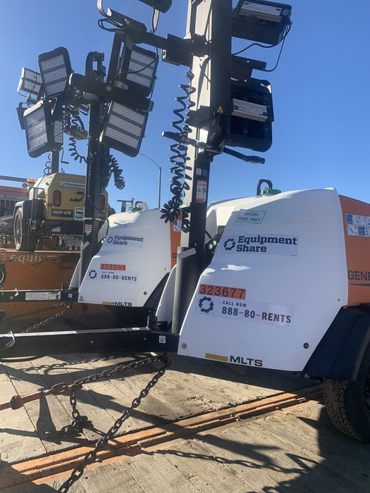 2023 Generac MLT2 Diesel, Flex Switch 120V Input, Powerzone Controller, (4) 320W LED Lights, 4kW Generator, 39.9 Gal Fuel Tank, 2" Ball, T3