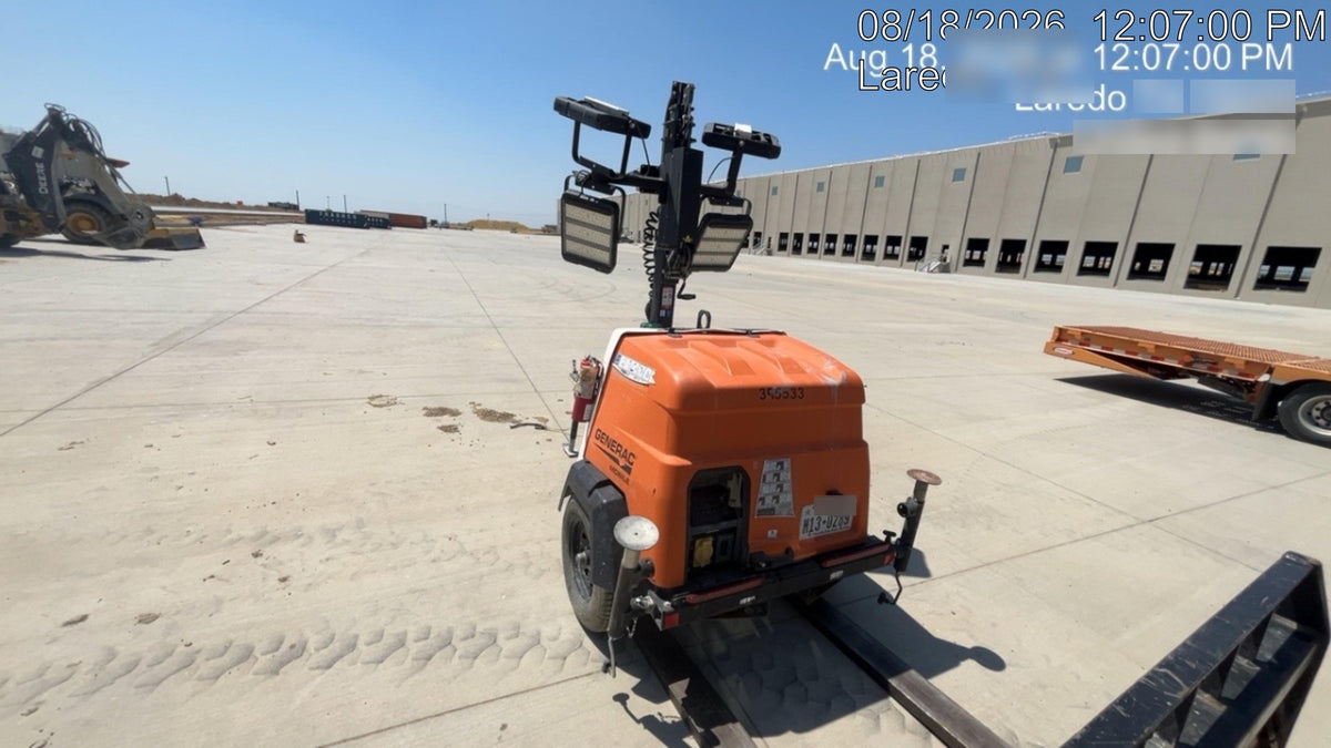 2024 Generac MLT2 Diesel, Flex Switch 120V Input, Powerzone Controller, 
(4) 320W LED Lights, 4kW Generator, 39.9 Gal Fuel Tank, 2" Ball, T3
